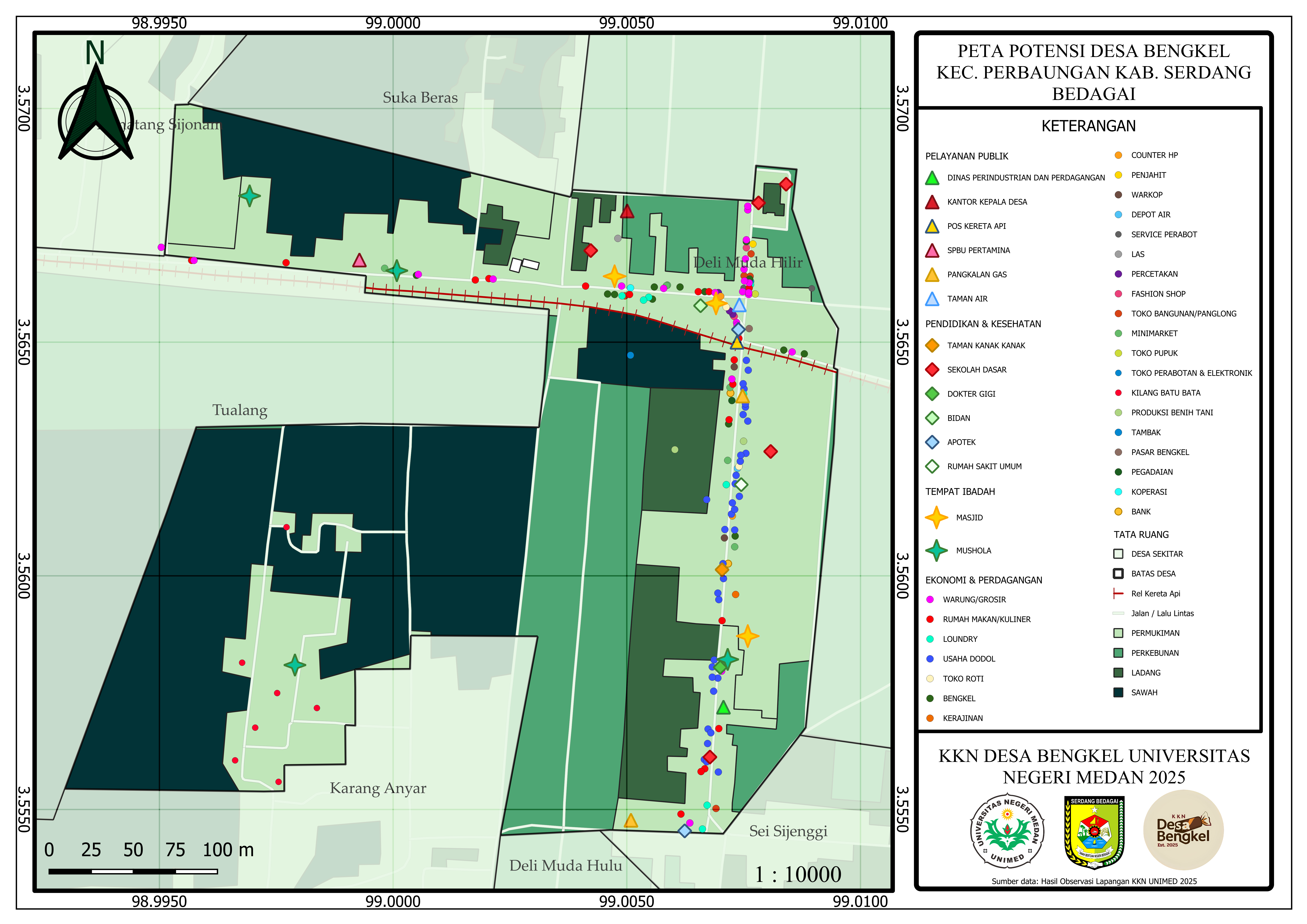Peta Potensi UMKM Desa Bengkel
